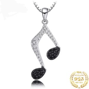Sterling Silver Music Note Necklace