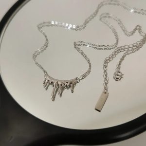 Silver Lava Necklace