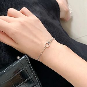 Silver Circle Bracelet