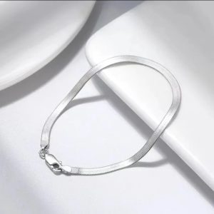 Silver Snake Chain Bracelet