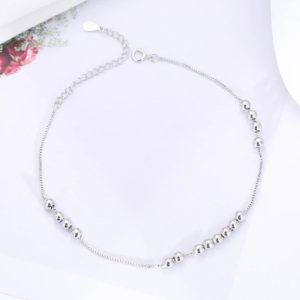 Silver Ball Bracelet.