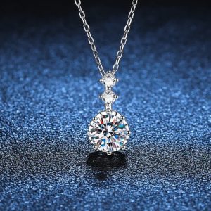 1ct Moissanite Claire Necklace