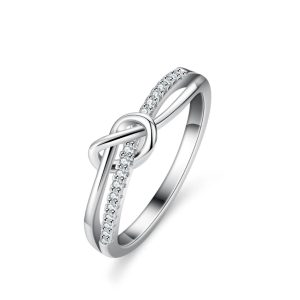 .50ct Moissanite Love Knot Ring