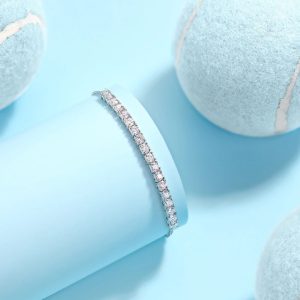 4mm Moissanite Tennis Bracelet