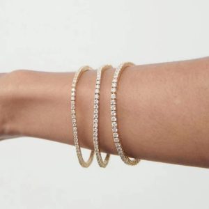 3mm Moissanite Tennis Bracelet