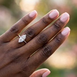 2ct Moissanite 6 Prong Marquise Ring